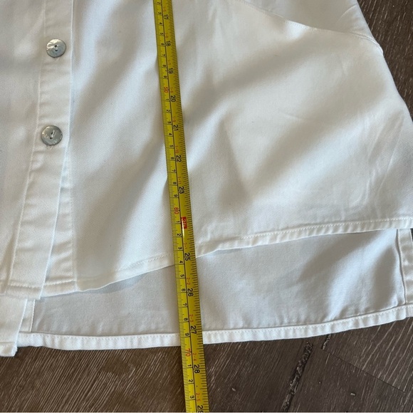 Soft Surroundings Tencel Lyocell Button Down Tunic Top Shirt small - Picture 8 of 10